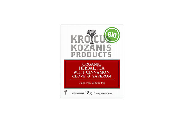 Organic Krocus Kozanis With Cinnamon and Cloves