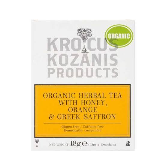 Organic Krocus Kozanis Honey With Orange & Greek Saffron