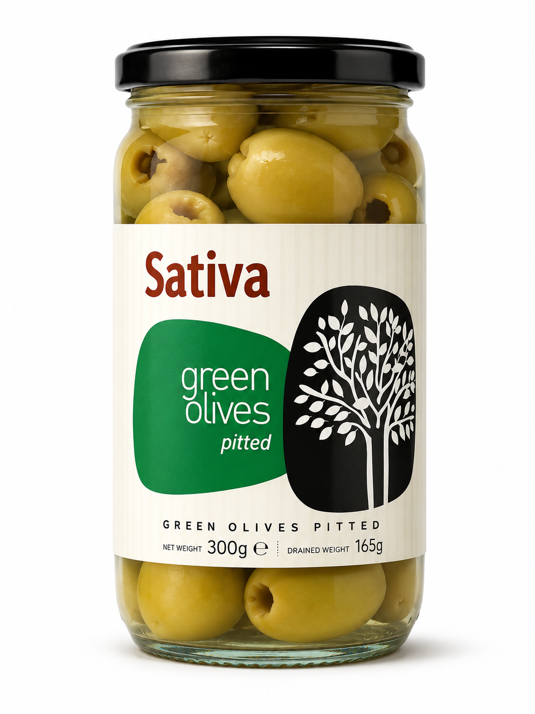 Sativa Green Olives Without Seeds