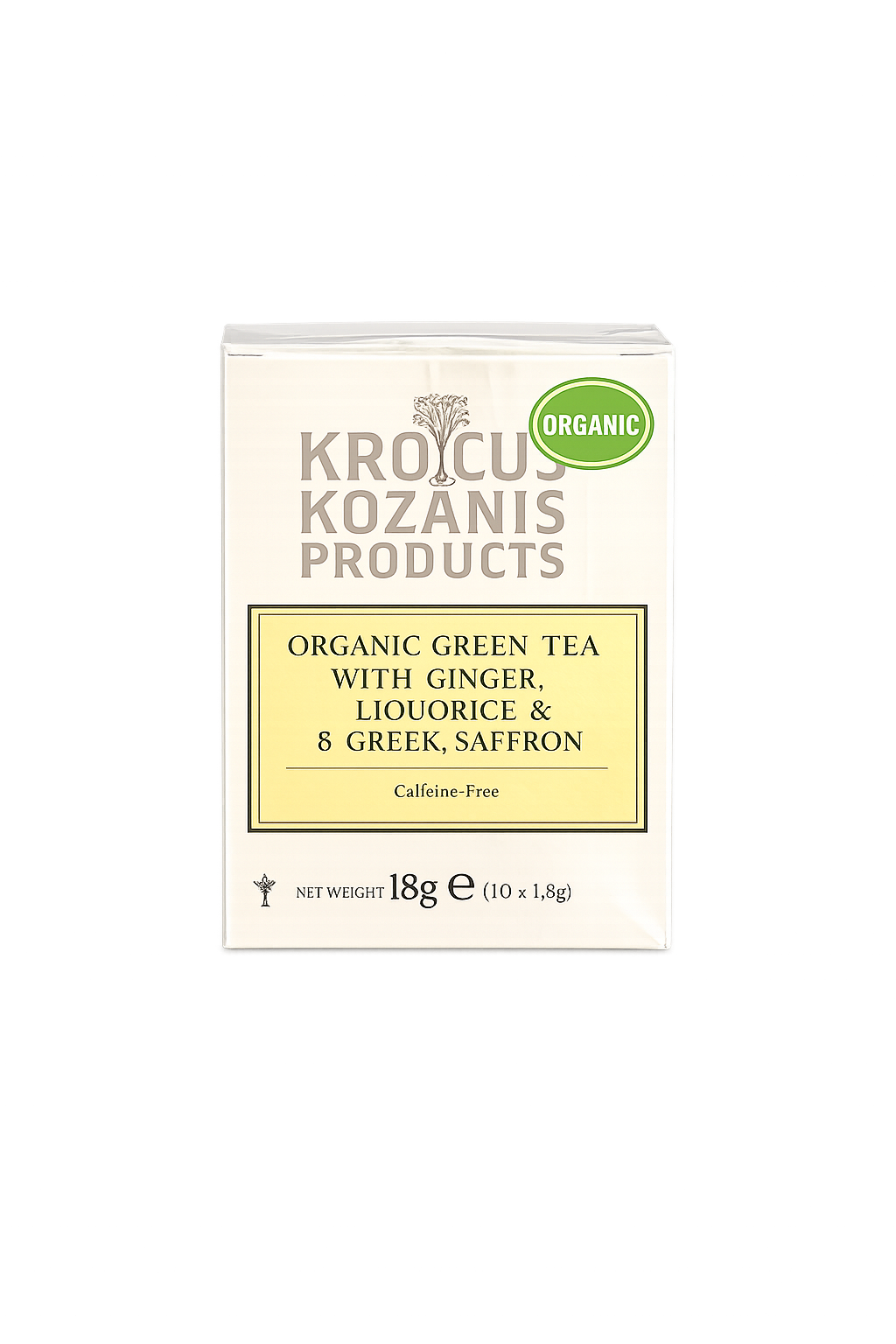 Organic Krokus Kozanis With Ginger And Green Tea
