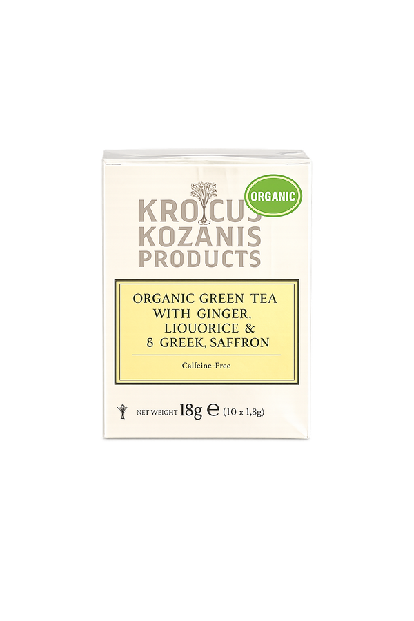 Organic Krokus Kozanis With Ginger And Green Tea
